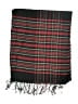 Unbranded Plaid Blue Black Scarf One size - photo 2