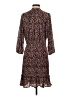 MNG Print Brown Casual Dress Size 4 - photo 2