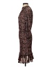 MNG Print Brown Casual Dress Size 4 - photo 5