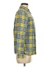 Woolrich 100% Cotton Plaid Yellow Long Sleeve Button-Down Shirt Size M - photo 4