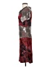 Assorted Brands Graphic Gray Burgundy Casual Dress Size S - photo 5