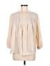 Torrid 100% Cotton Ivory 3/4 Sleeve Blouse Size Med Plus (00) - photo 1
