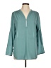 Unbranded Teal Long Sleeve Blouse Size L - photo 1