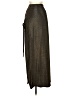 Lenni Metallic Gray Gold Casual Skirt Size S - photo 1