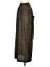 Lenni Metallic Gray Gold Casual Skirt Size S - photo 2