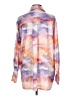 Boohoo Print Orange Long Sleeve Blouse Size 10 - photo 2