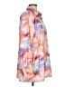 Boohoo Print Orange Long Sleeve Blouse Size 10 - photo 4