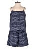 Aqua 100% Polyester Polka Dots Blue Romper Size XS - photo 1