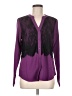 Colleen Lopez Purple Long Sleeve Blouse Size M - photo 1