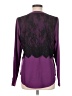 Colleen Lopez Purple Long Sleeve Blouse Size M - photo 2