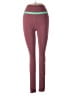 Fabletics Color Block Burgundy Active Pants Size S - photo 1