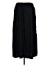 Unbranded 100% Rayon Solid Black Casual Skirt Size L - photo 2