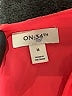 On 34th Orange Short Sleeve Blouse Size M - photo 7