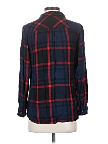 Isabel Maternity Long Sleeve Button-Down Shirt (view 2)