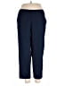 Alfred Dunner 100% Polyester Solid Blue Casual Pants Size 18W - photo 1