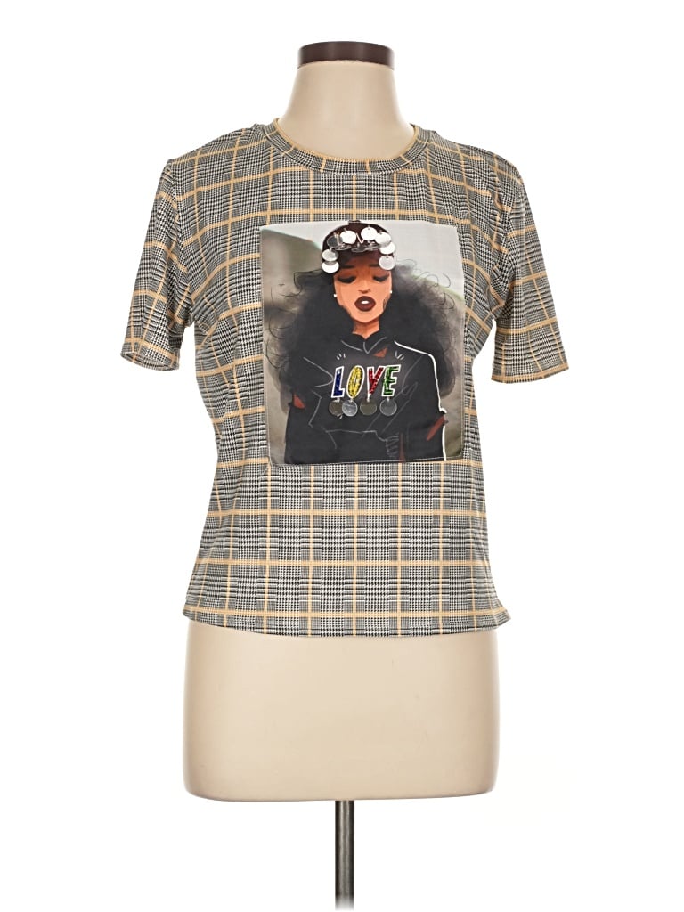 Pre-owned Love J Short Sleeve T-shirt In Gray