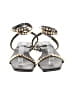 Jeffrey Campbell Gold Black Sandals Size 6 - photo 2