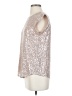 J.Crew 100% Viscose Pink Silver Sleeveless Blouse Size 0 - photo 5