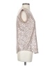 J.Crew 100% Viscose Pink Silver Sleeveless Blouse Size 0 - photo 4