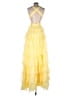 Mac Duggal 100% Polyester Yellow Cocktail Dress Size 0 - photo 2