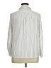 Daily Thread 100% Rayon Stripes Ivory Long Sleeve Button-Down Shirt Size XL - photo 2