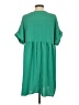 Assorted Brands 100% Polyester Solid Green Casual Dress Size S - photo 2