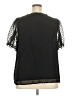 Shein Curve 100% Polyester Black Short Sleeve Blouse Size 3X - photo 2