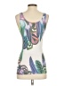 Luxe Junkie Animal Print Graphic Ivory Tank Top Size 0 - photo 2