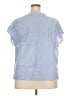 Shein Curve 100% Polyester Blue Short Sleeve Blouse Size 3X - photo 2