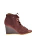 Ugg Burgundy Brown Ankle Boots Size 9 - photo 1