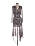 Veronica Beard 100% Polyester Paisley Silver Casual Dress Size 2 - photo 1