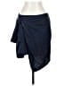 MNG Solid Blue Casual Skirt Size S - photo 1