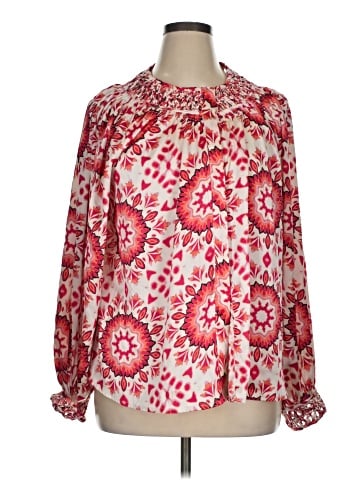 Calligraphie Long Sleeve Blouse (view 1)