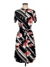 En Focus Studio Print Black Casual Dress Size 8 - photo 1