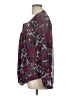 Sag Harbor 100% Polyester Purple Long Sleeve Blouse Size L - photo 5