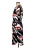 En Focus Studio Print Black Casual Dress Size 8 - photo 5
