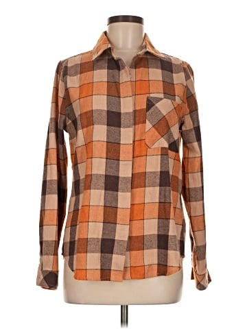 Impressions Long Sleeve Button-Down Shirt (view 1)