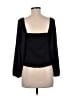 J.Crew Black Long Sleeve Blouse Size M - photo 2