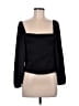 J.Crew Black Long Sleeve Blouse Size M - photo 1