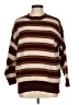 Assorted Brands 100% Polyester Stripes Brown Pullover Sweater Size M - photo 1
