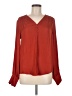 Maison d' Amelie 100% Polyester Red Long Sleeve Blouse Size M - photo 1