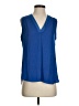 Vince Camuto 100% Polyester Blue Sleeveless Blouse Size S - photo 1