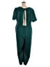 Ann Taylor LOFT Solid Green Teal Jumpsuit Size 20 - photo 2