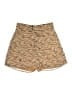 Walter Baker Animal Print Tan Shorts Size 6 - photo 1