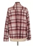 Member's Mark Plaid Burgundy Long Sleeve Blouse Size L - photo 2