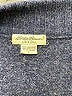 Eddie Bauer 100% Lambswool Plaid Blue Wool Coat Size L - photo 6