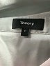 Theory Metallic Silver Long Sleeve Blouse Size P (petite) - photo 7
