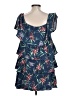 WAYF 100% Polyester Blue Casual Dress Size L - photo 2