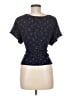 Emelia Black Short Sleeve Blouse Size M - photo 2