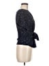 Emelia Black Short Sleeve Blouse Size M - photo 4